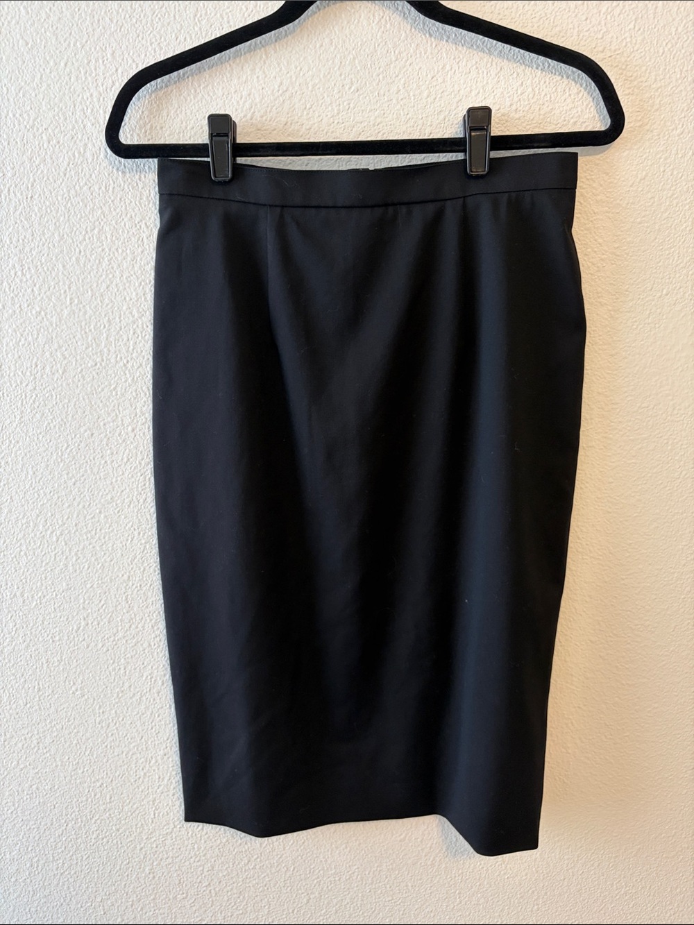 Burberry Black Tailored Pencil Skirt